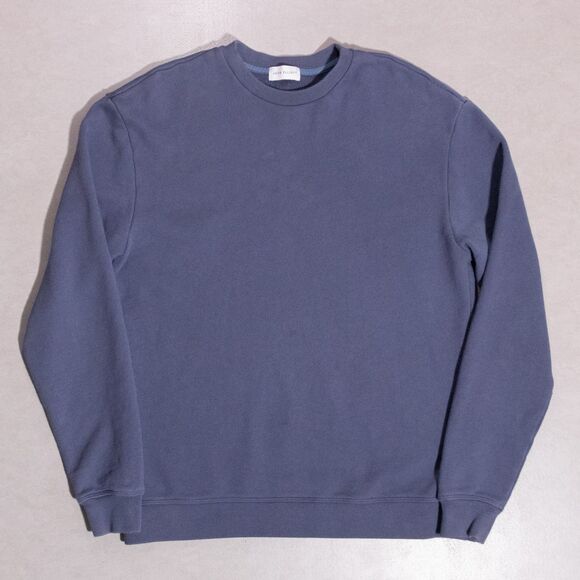 John Elliott Beach Crew Neck French Terry Blue USA Made Sweatshirt Mens 2 (M) - Picture 1 of 4